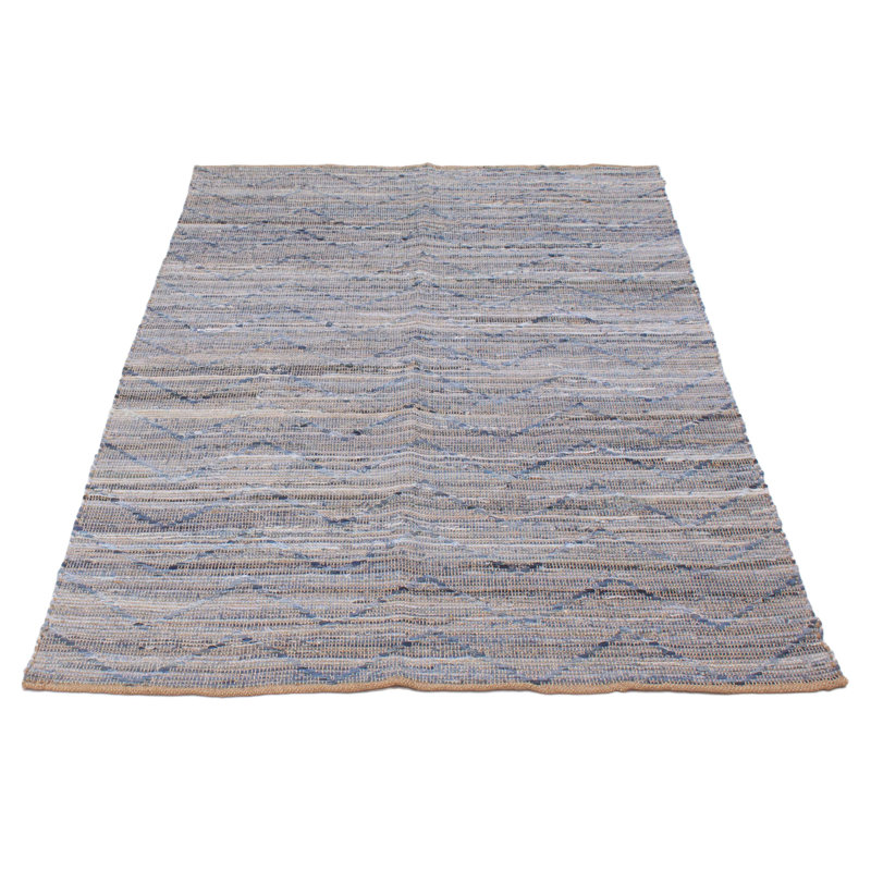 Tapis unique en coton nouvel âge 5 pi 1 po x 7 pi 10 po Kennidi