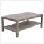 Table basse rectangulaire en aluminium, Brama