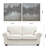 Fog Textured Metallic Hand Painted Canvas Wall Art with Glitter by Martin Edwards