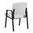 LeatherSoft Executive Side Reception Chair with Powder Coated Frame-1217700016