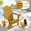 Chaise Adirondack en plastique PEHD résistant aux intempéries Devito-170178738