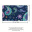 Ensemble de 3 tapis de bain Boho