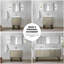 Ensemble de meuble-lavabo double 60 po x P 20 po Lancy-113278186