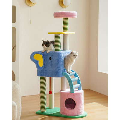 Structure d'escalade simple en bois