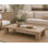 Capri Solid Wood Top Coffee Table