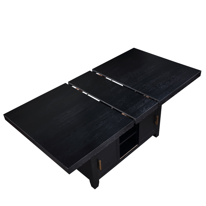 Ensemble de salle à manger à hauteur de comptoir Donny Lequitta, 7 pièces : table, 6 chaises