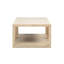 Table basse à cadre ouvert en bois récupéré Sabin