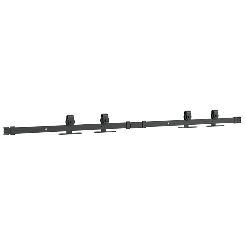 Afet Mini Sliding Barn Door Push, 122cm, Black