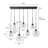 7-Light Glass Kitchen Island and Cluster Pendant -2110260154