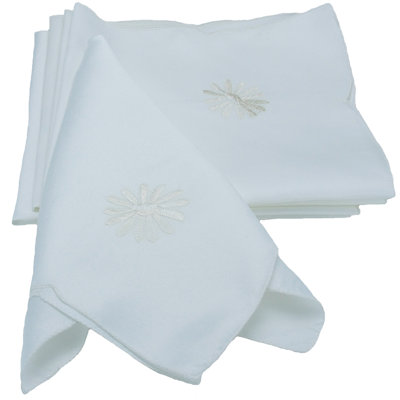 Sherly Polyester Embroidered Square Napkin