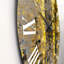 Yellow Meets Grey Abstract Art II - Modern Wall Clock-60327105