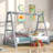 Extendable Daybed With Swing And Ring Handles-336150246
