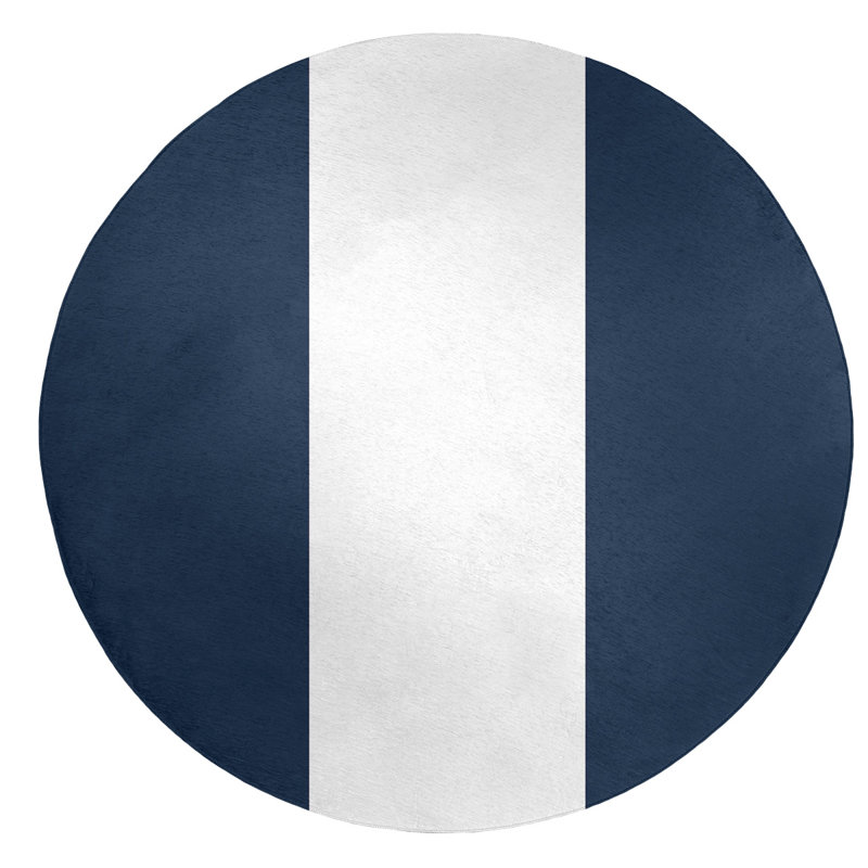 Chenille Indoor Rug, Round 5'