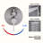 Complete Shower System with Rough in-Valve-97561005