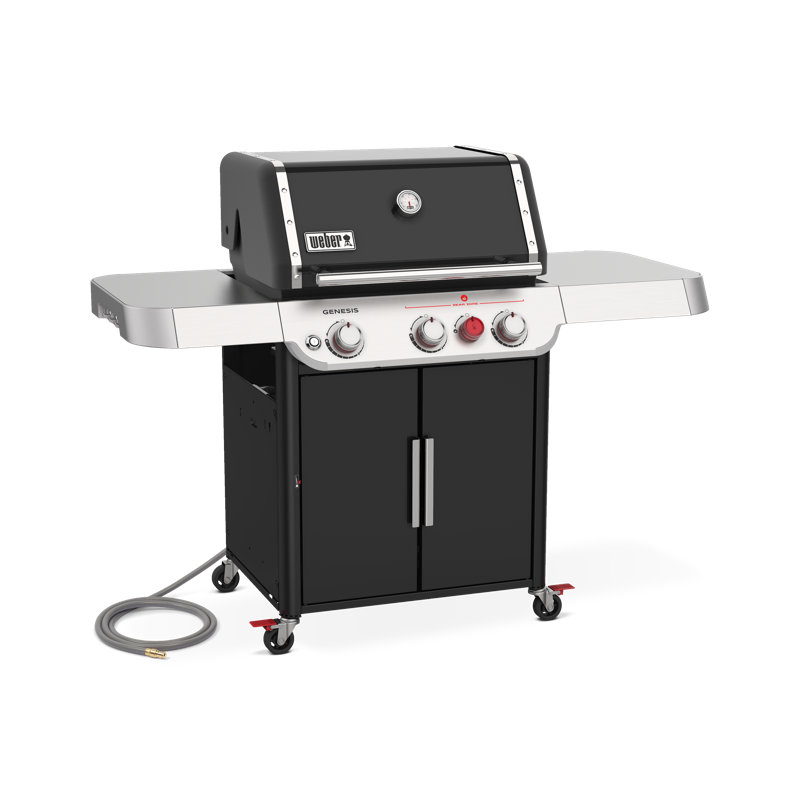 Barbecue au gaz Weber Genesis E-325, Noir, Gaz naturel