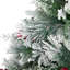 Real Touch Heavily Flocked Whittaker Spruce Full Artificial Christmas Tree - 6.5' -Unlit