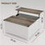 Table basse de 25 po de hauteur avec station de chargement et de rangement, tables basses à plateau relevable et tables centrales pour le salon-1390710056