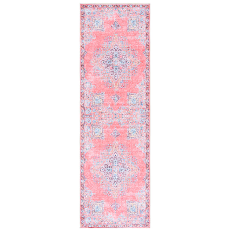 Washable Oriental Indoor Rug, Runner 2'6" x 8'