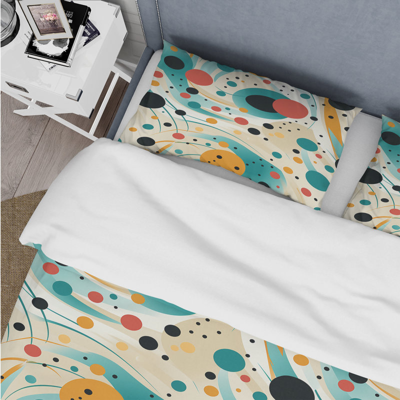 Ensemble de housse de couette vert et noir, Housse de couette pour très grand lit et 2 très