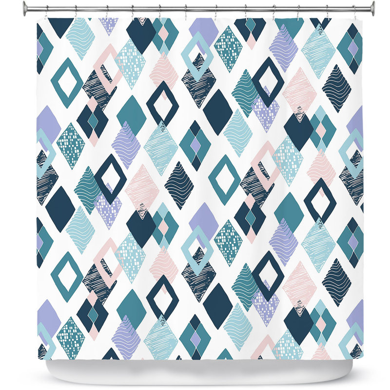 Rideau de douche simple harlequin