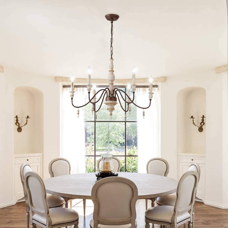 Sisler 6 - Light Dimmable Chandelier