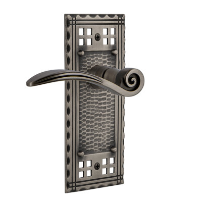 Craftsman Plate Single Dummy with Swan Lever