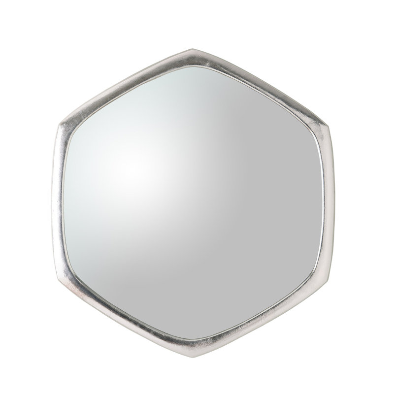 Hudson Hexagon Metal Mirror