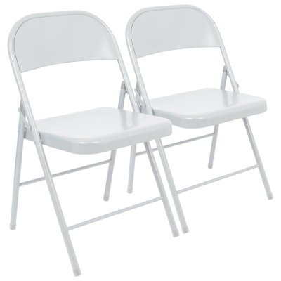 Metal A-Frame Sign Holder Folding Chair