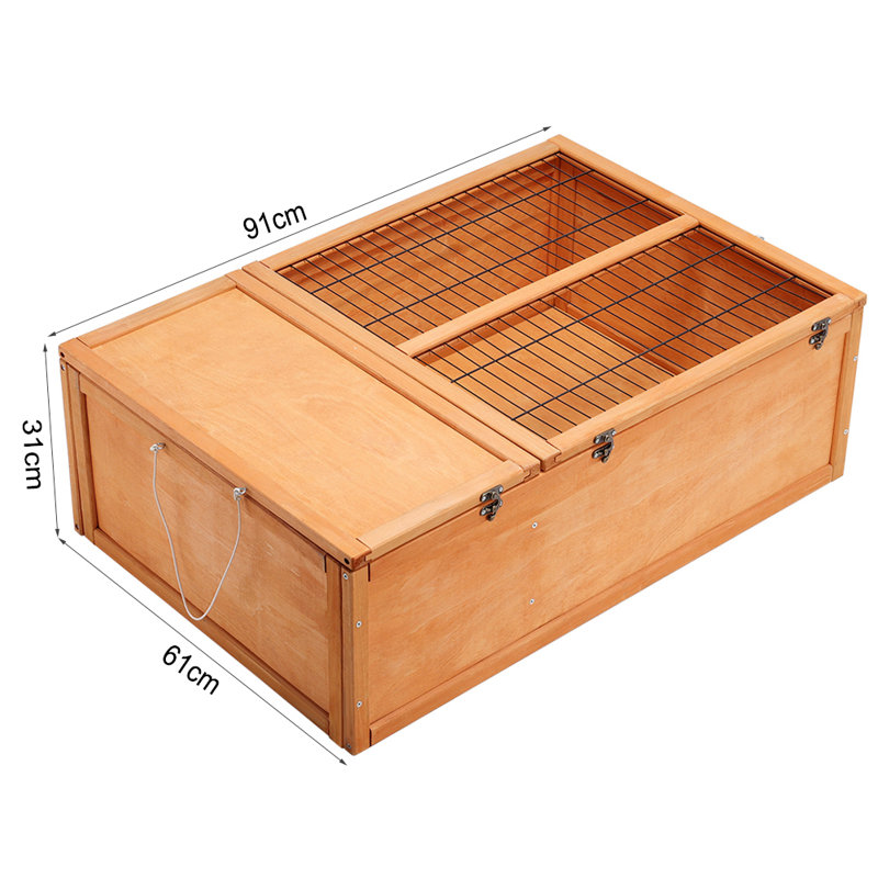 Robbie Weather Resistant Hamster Cage, 31cm H x 91cm W x 61cm D