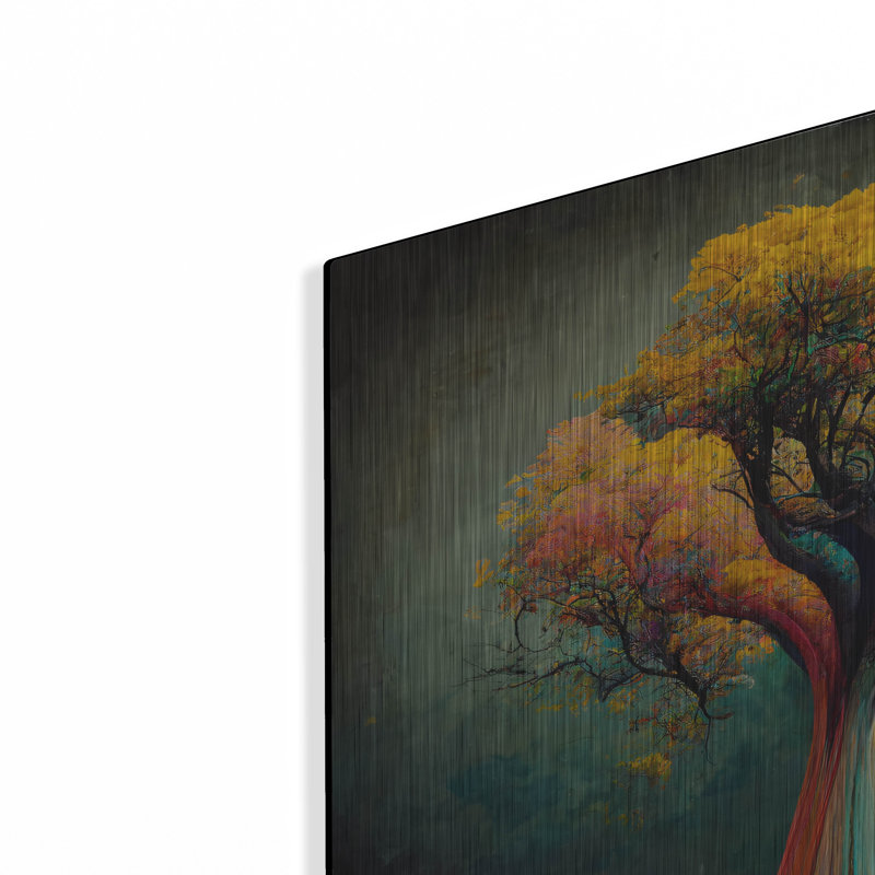 «Arbre de vie 13» par Ray Heere, art mural en métal, H 24 po x l 24 po