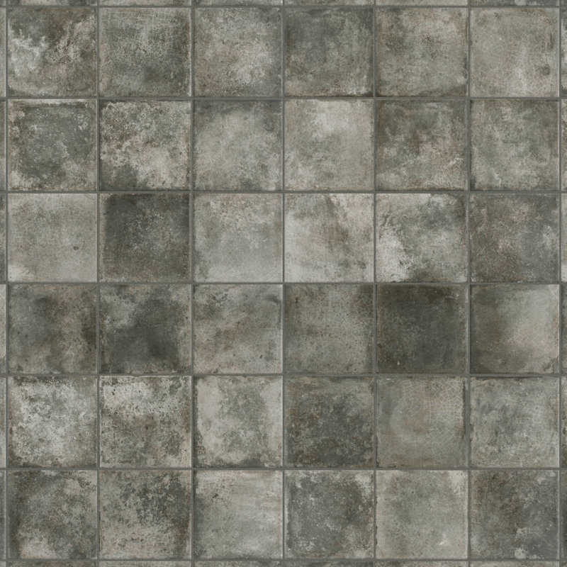 Carreau de céramique 13 po x 13 po Kings Etna, Anthracite