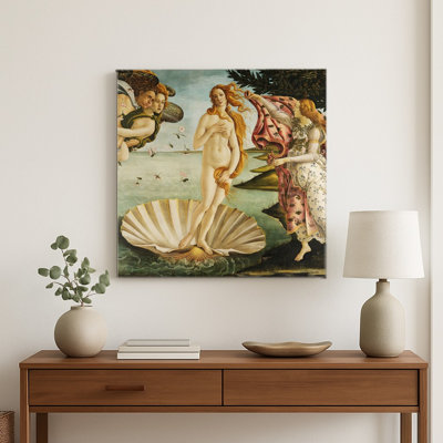 The Birth of Venus (1484–1486) — Square Metal Wall Art