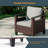 Liljenquist 5 Piece PE Wicker Patio Conversation Set with Ottoman-110098652