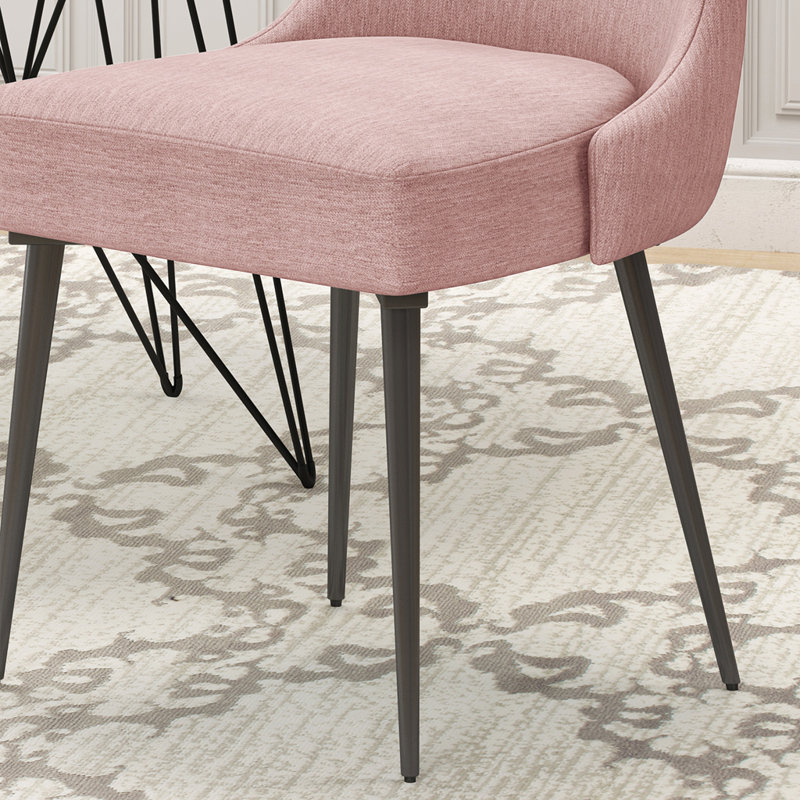 2 pièces chaise de salle à manger, Rosé