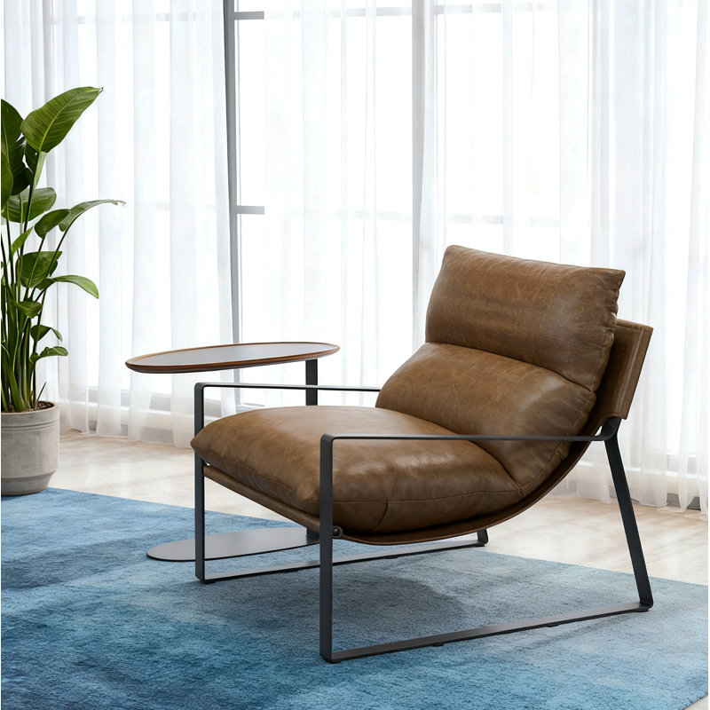 Chaise d'appoint moderne rembourrée Sling