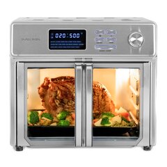  Caynel 12.7 Quart Digital Air Fryer with Rotisserie,  Dehydrator, Convection Oven, 8 Presets to Air Fry, Roast, Dehydrate, Bake &  More, Glass Viewing Window, Accessory Kit and Recipe Book Included, Large