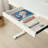 Adjustable Glass Top Metal Base Writing Desk-109974874