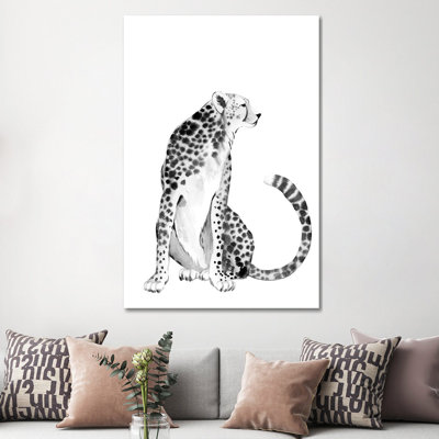 Chrome Cheetah I by Grace Popp - Wrapped Canvas Gallery-Wrapped Canvas Giclée