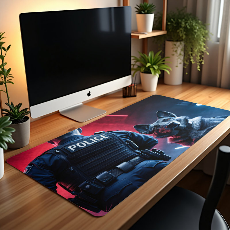 Polyester Desk Pad, 31.5x15.5