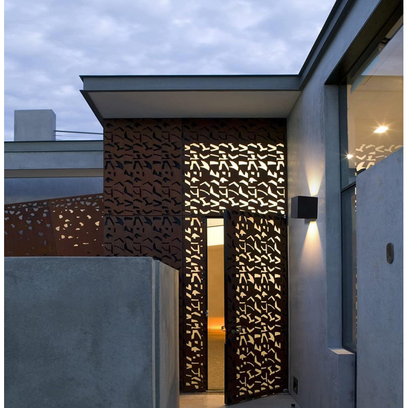 Matte Black 10cm H Outdoor Sconce