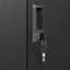Armoire de rangement en métal avec portes verrouillables et tablette réglable, armoire de rangement pliante pour bureau personnel