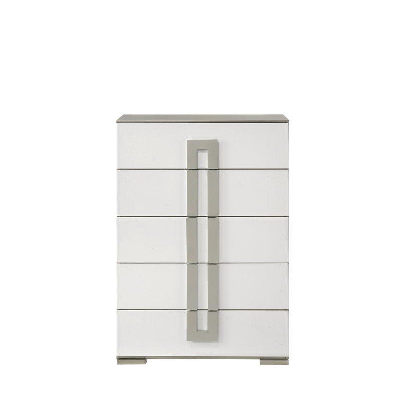 Commode 5 tiroirs en bois