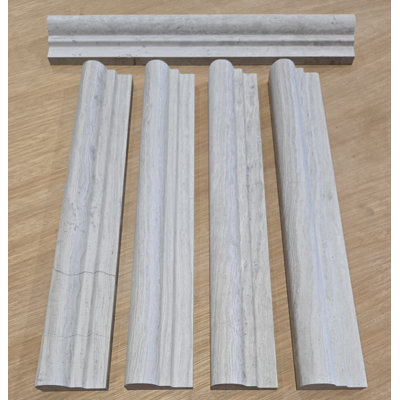 OGEE WOODEN WHITE HONED