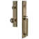Fifth Avenue One-Piece Complete Inactive Dummy Handleset with D Grip and Parthenon Knob