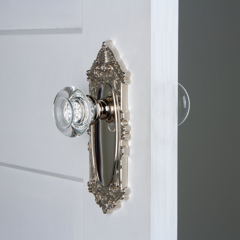 Double plaque Grand Victorienne, Nickel poli