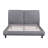 Dark Gray Tufted Upholstered Queen Bed Frame