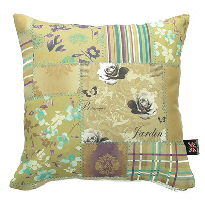 Chaska Floral Square Throw Cushion
