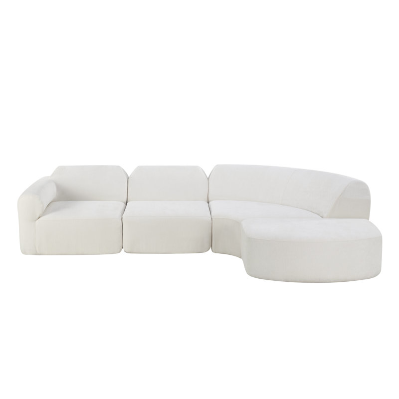 Canapé modulaire Boneless Nexo, Beige