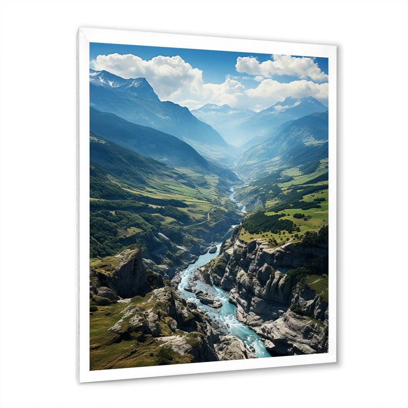 Reproduction d'art sur toile, Espagne, Espagne, H 44 po x l 34 po x P 1,5 po, Cadre photo blanc