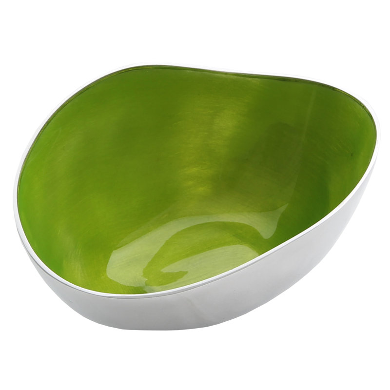 17 Stories Granton Aluminum Serving Bowl, Lime, 11cm H X 15cm W X 7cm D